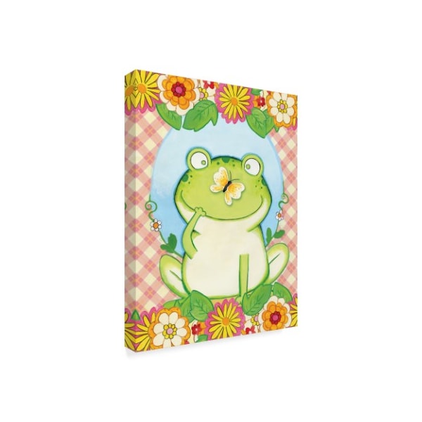 Valarie Wade 'Butterfly Frog' Canvas Art,14x19